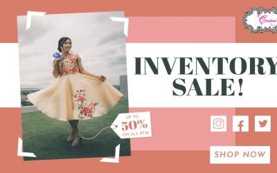 INVENTORY SALE!!!
 Ready To Wear Dresses- up to 50% off discount
 Visit our gall…